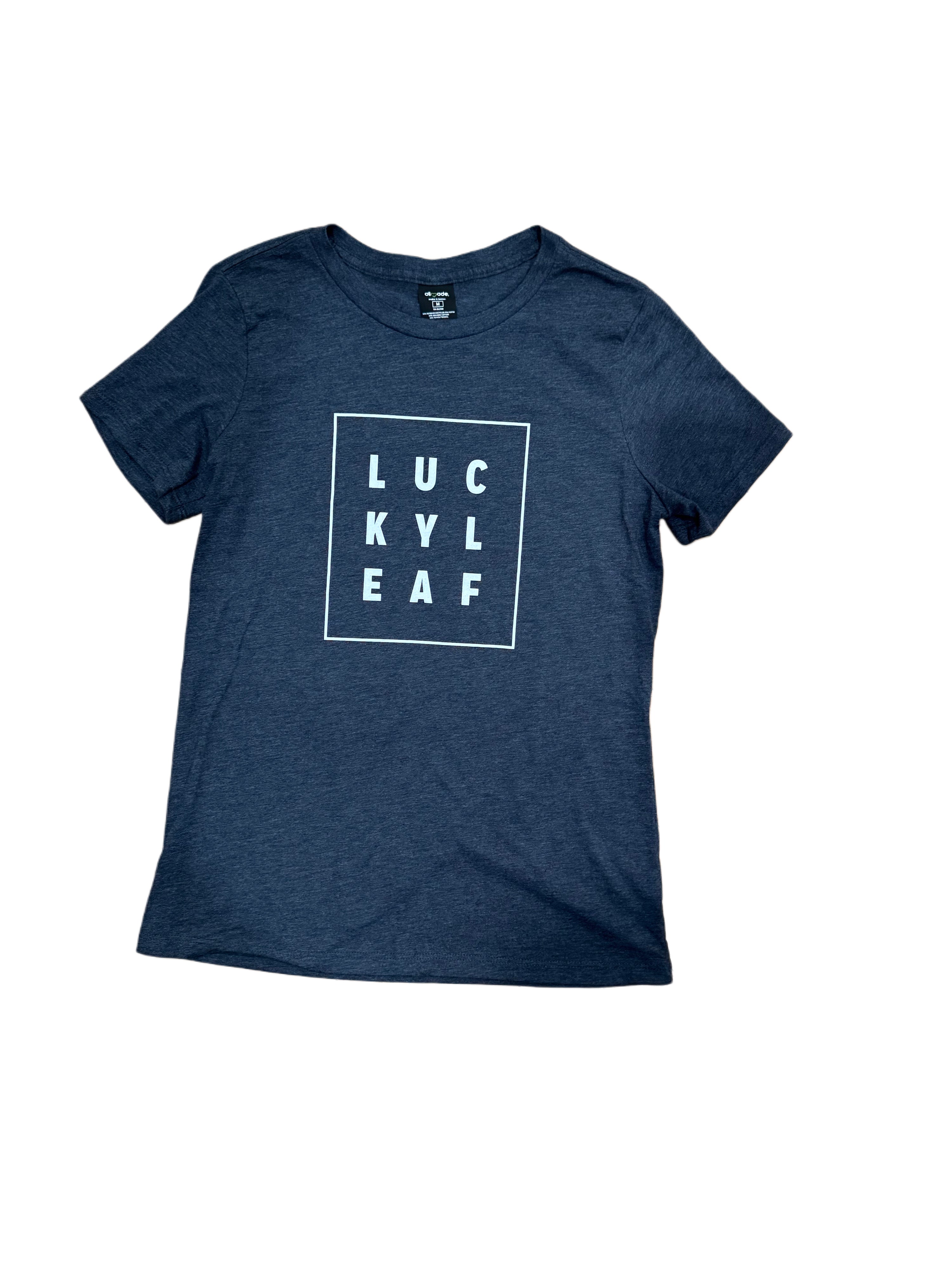 Charcoal White Box T-Shirt